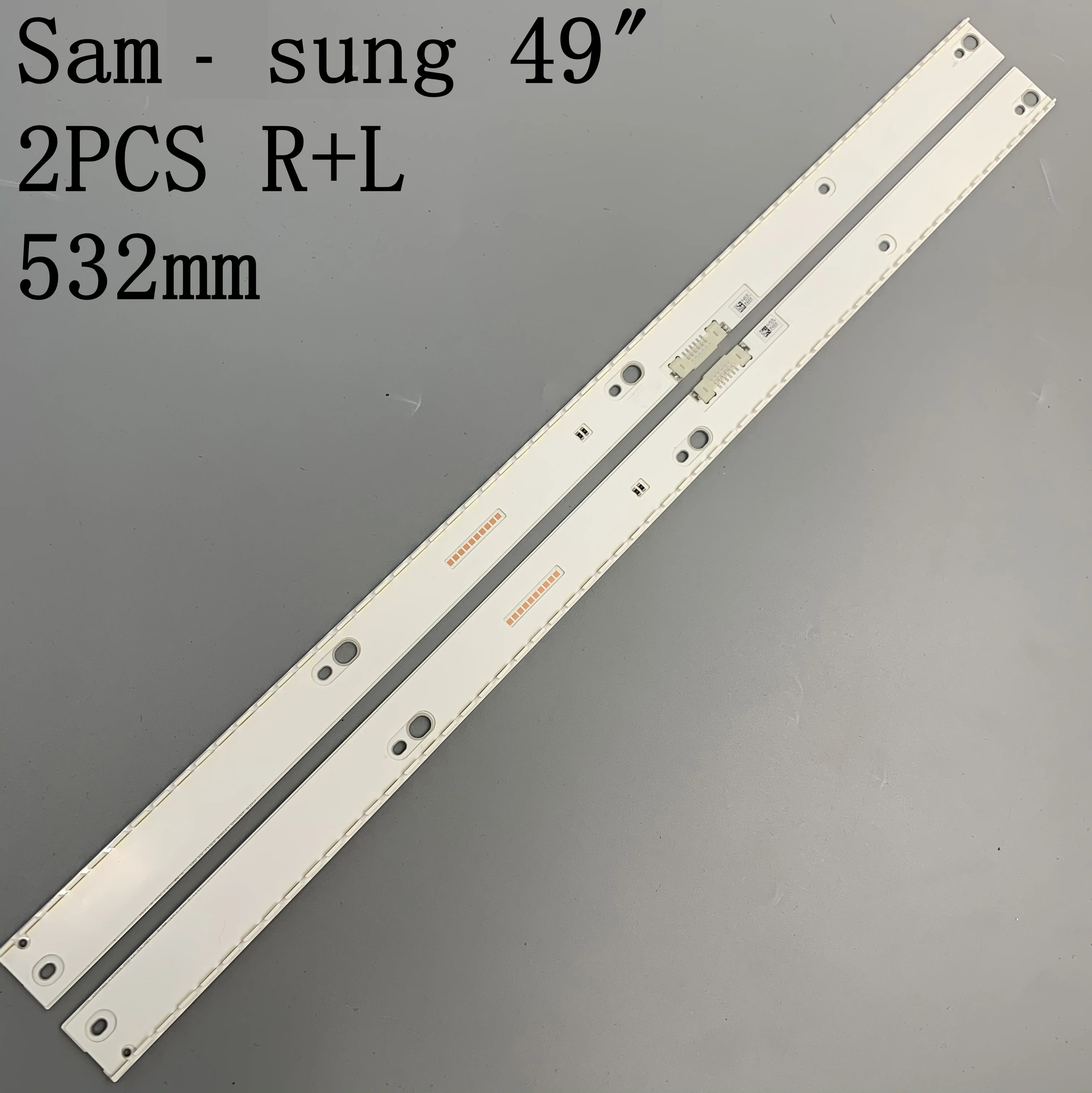 

1set=2pcs LED backlight strip for samsung UE49KU6500 UE49MU6450 UE49MU6500 BN96-39673A 39674A BN96-39671A 39672A 39882A 39880A