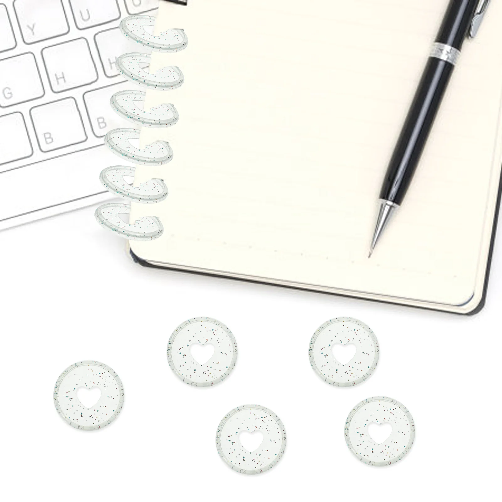 

Notebook Binders Disc Office Supply Discs Tools Binding Accessories Loose-leaf Expansion Buckles Mini