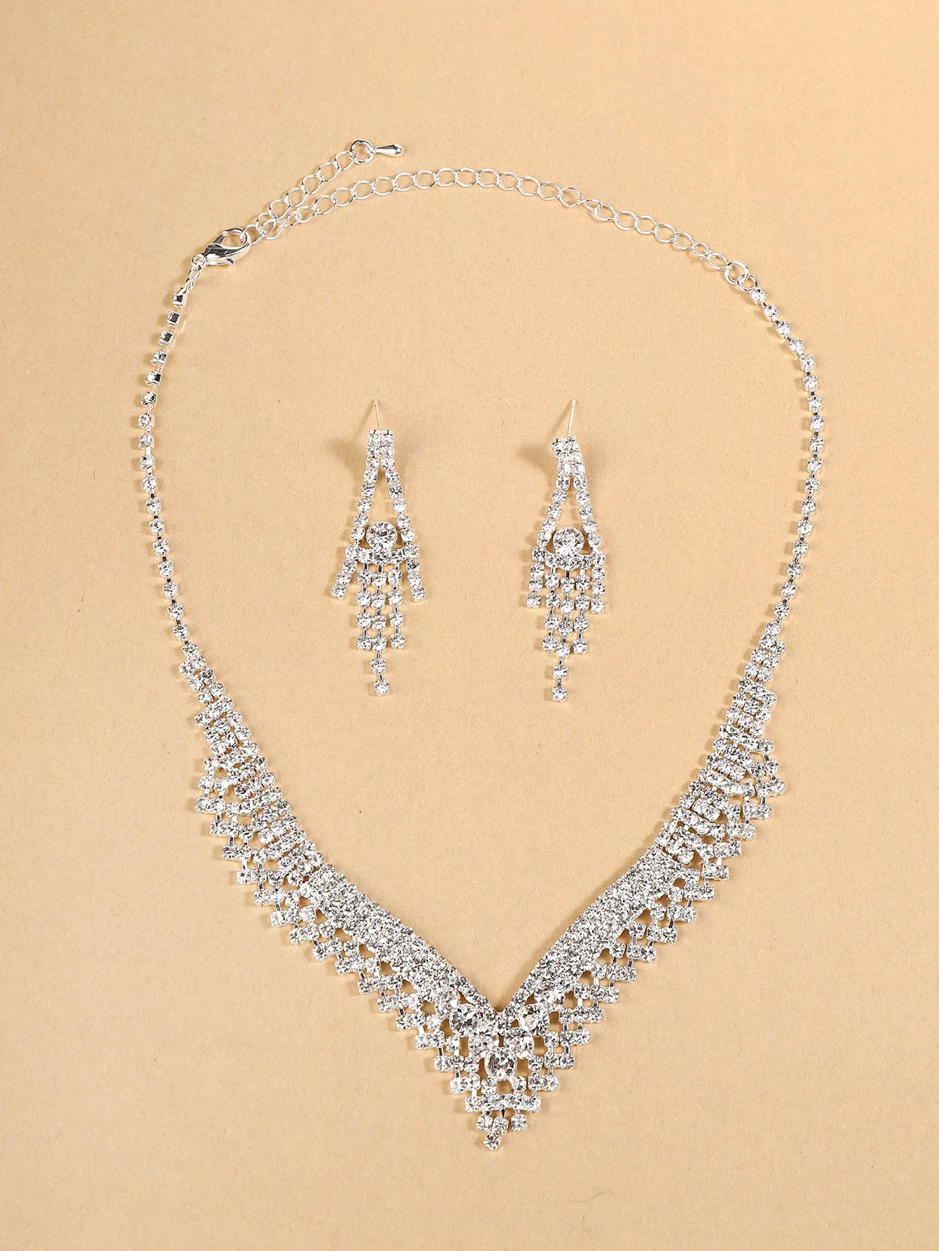 3 шт. женское модное и V-образное ожерелье с кисточками серьгами аксессуары для