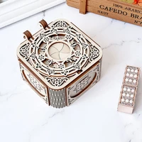 3d wooden assembly puzzle wood craft password box kit diy model toy for home decor best educational christmas birthday day gift