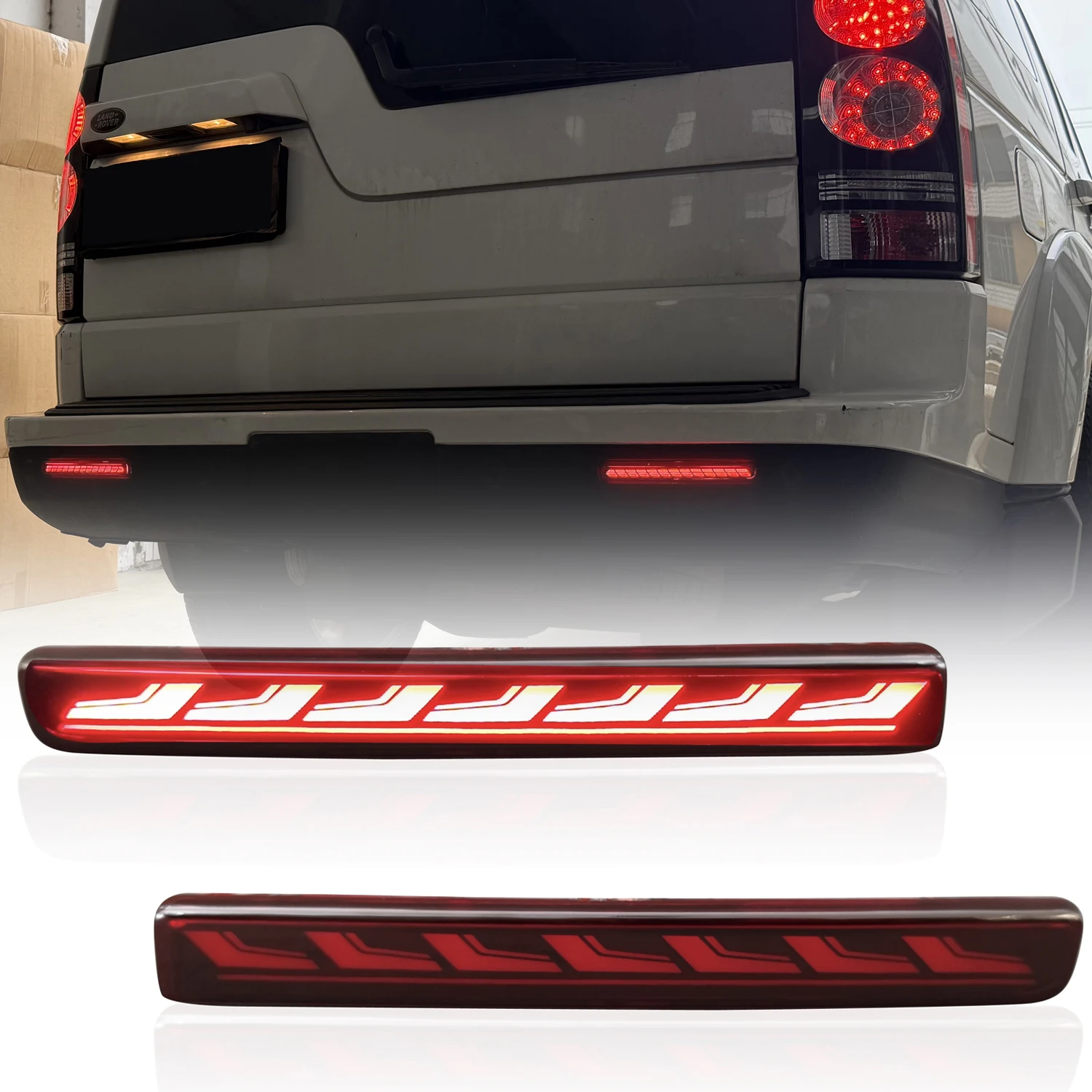 

Для Land Rover Discovery 3 LR3/Didovery 4 LR4 2010-2016 Автомобильные аксессуары Светодиодный фонарь заднего бампера Задние стоп-сигналы поворота