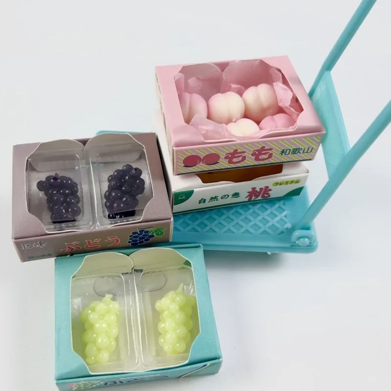 Мини-игрушка в виде капсулы с фруктами для детей креативная игрушка Имитация