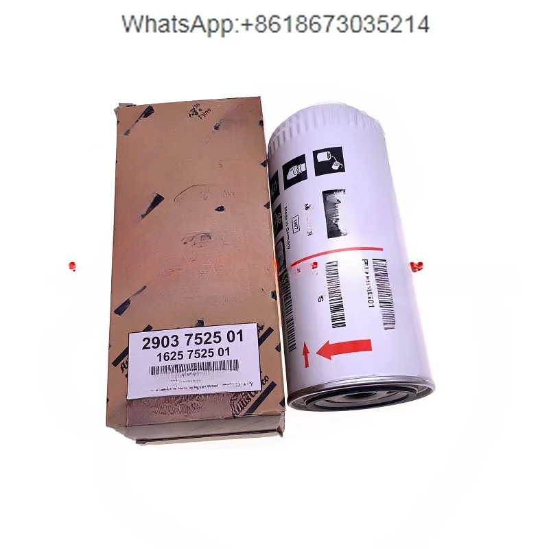 6 шт./партия элемент масляного фильтра воздушного компрессора 2903752501 = 1625752501