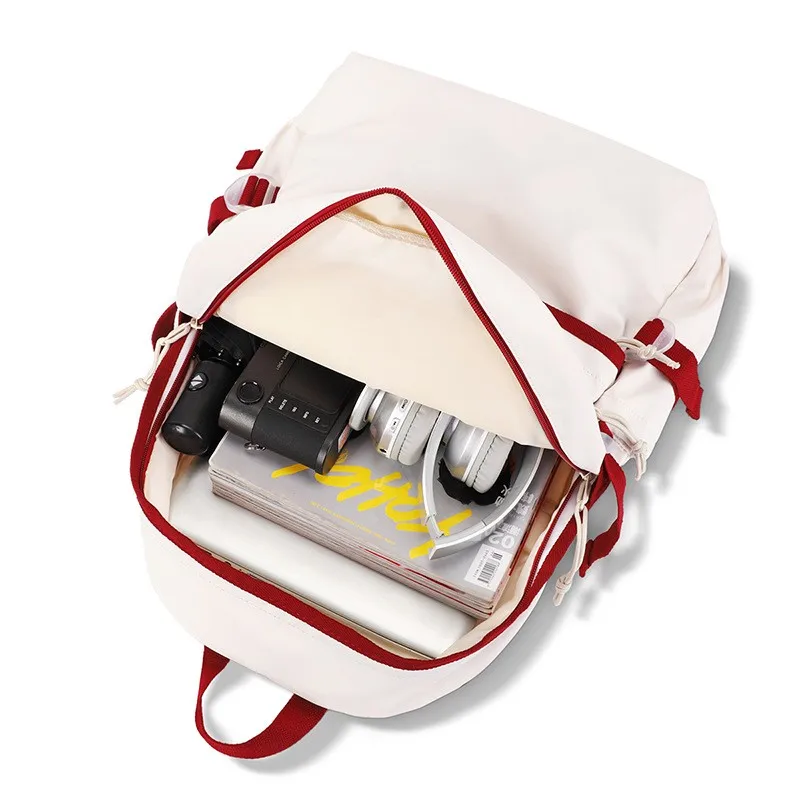 Schoolbag for middle school students, Japanese and Korean style fashionable backpack for boys, 14 inch computer bag for girls