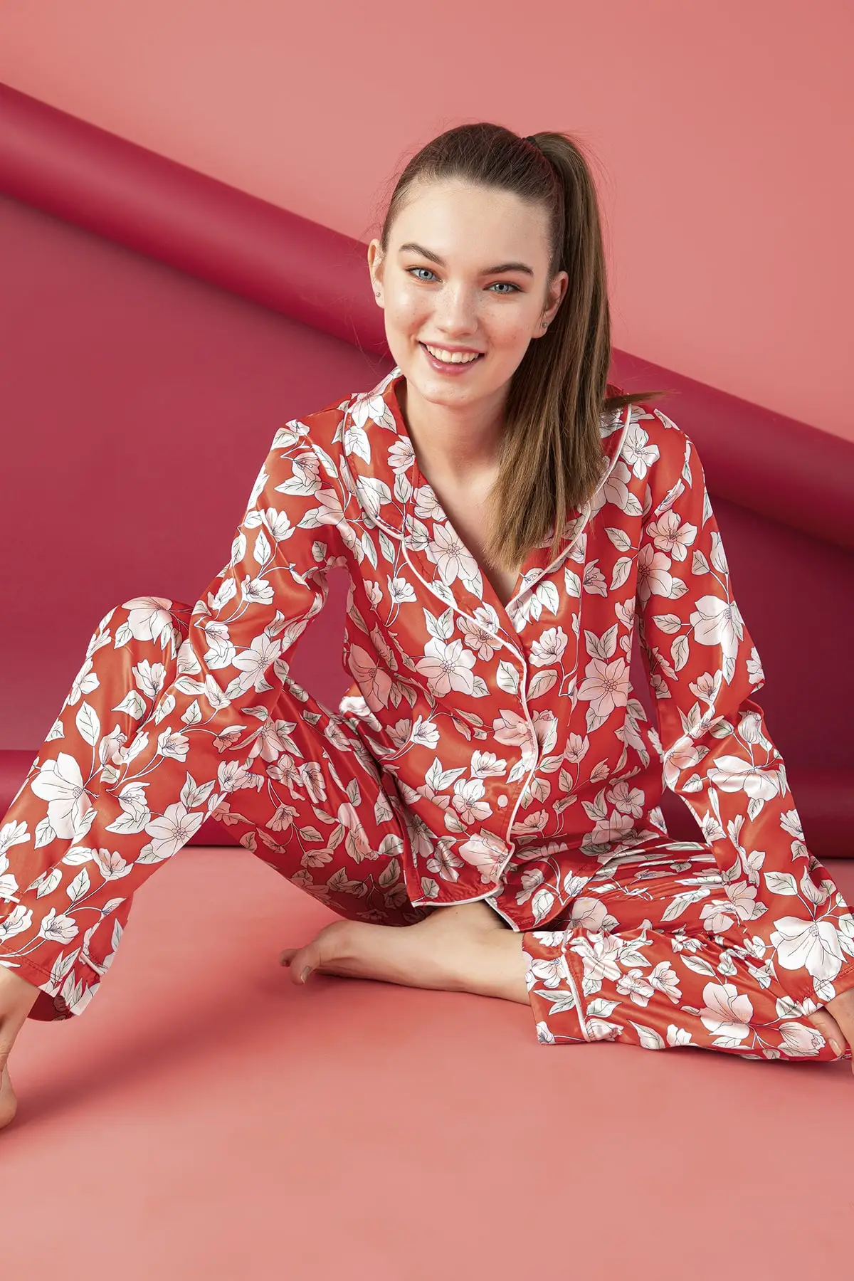 

Women's Pajamas wedding Button Pajamas