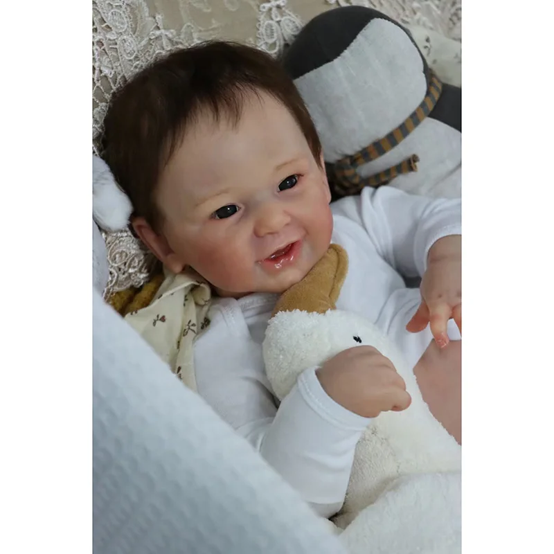 

50CM Reborn Baby Doll Phoenix Lifelike Soft Cuddly Body Doll Handmade dolls