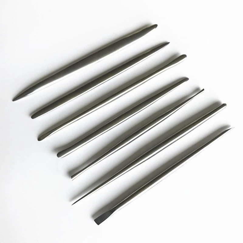 

7Pcs / 1 Set Black Metal Silver Clay DIY Accessories Dough Decoration Carving Pottery Ceramic PolymerSculpting Tools Needle