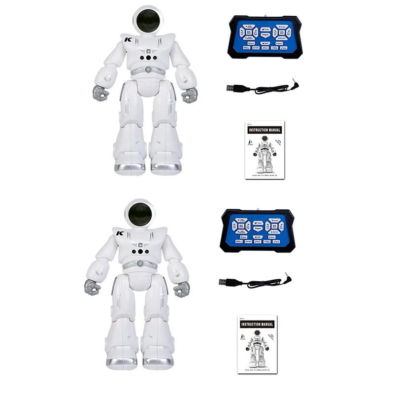Интеллектуальный программируемый робот R18 с дистанционным управлением, Космический сенсорный жест, Индукционная танцевальная развивающая...