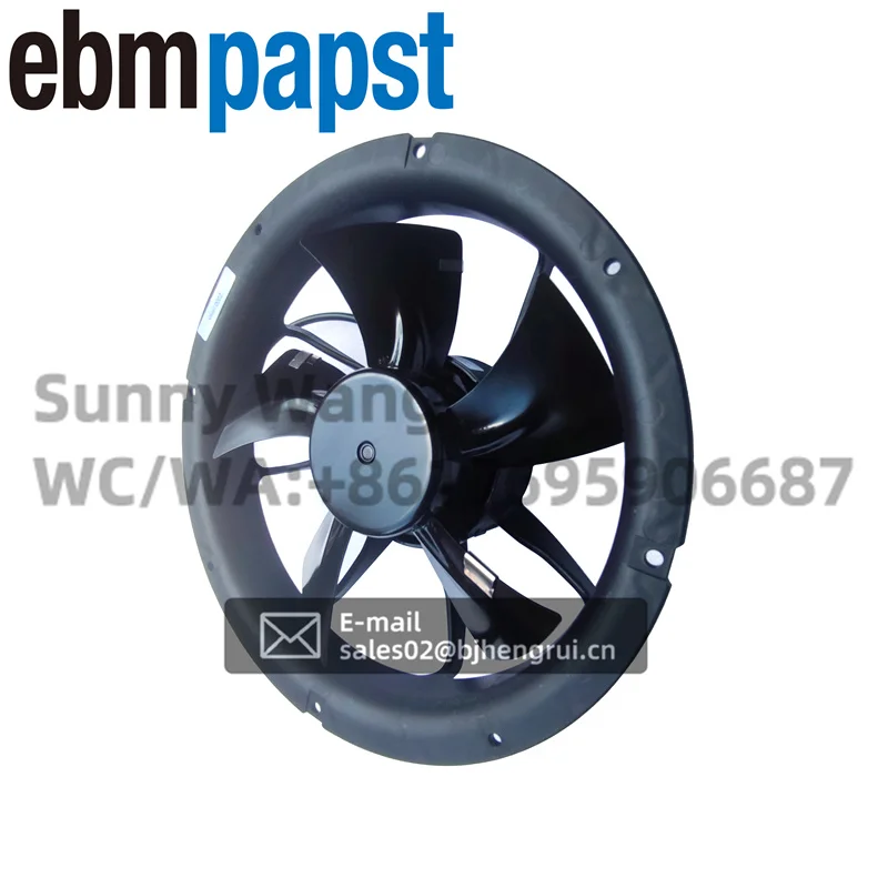 Фото ebmpapst W1G200-EA91-45 230 В переменного тока 200 мм 27 Вт 0,74 А 2200 об/мин Холодильное хранилище Осевой охлаждающий вентилятор с холодной цепью для супермаркета №5