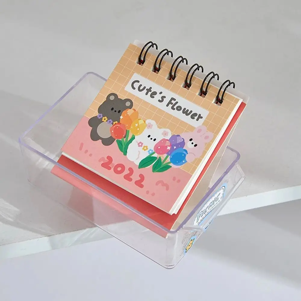 

Стоячий флип-календарь, планировщик расписания, канцелярские принадлежности, мини-календарь в катушке, настольный календарь, мультяшный ка...