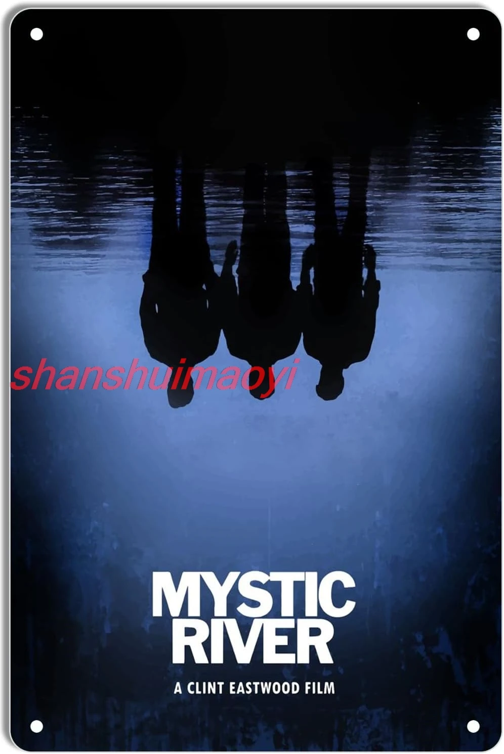 Жестяная вывеска Мистическая река KMN 8x12 дюймов