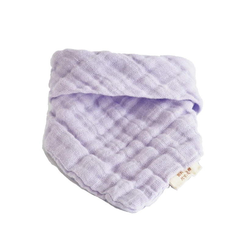 

Baby Bib 6 Layers Gauze Boy Girl Bandana Burp Cloth Cotton Feeding Saliva Towel