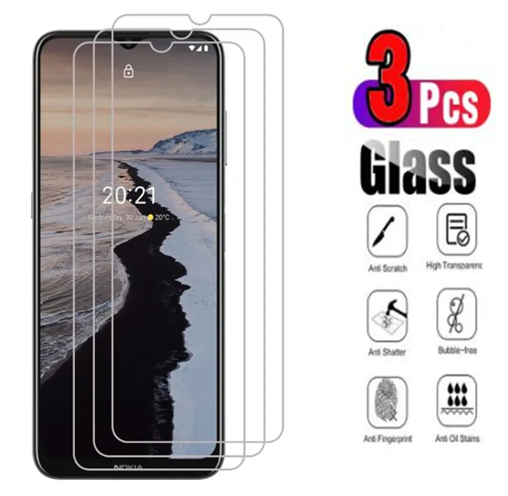 

3 шт. Защитное стекло для Nokia XR20 G20 G10 G50 закаленное стекло для Nokia C10 C30 C20 + защита для экрана на Nokia X10 X20 стекло