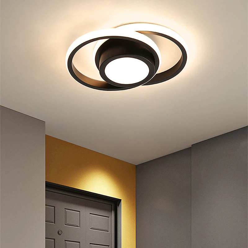 

Interior Decorative Lighting Fixtures Nordic Creative Metal Ceiling Light Modern Living Room Hallway Bedroom Luxury Ceiling Lamp