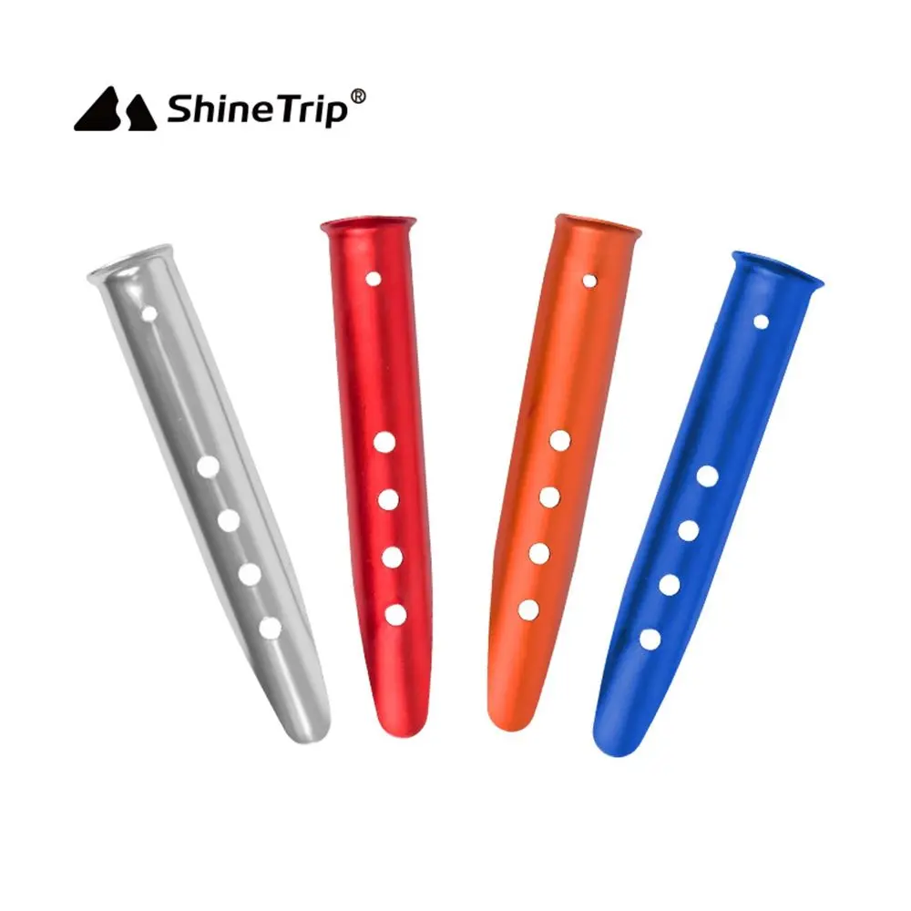 

4 Colors Beach Tent Accessories Aluminum 23cm 31cm Sand Peg U-Shaped Tent Nail Snow Peg Tent Stakes