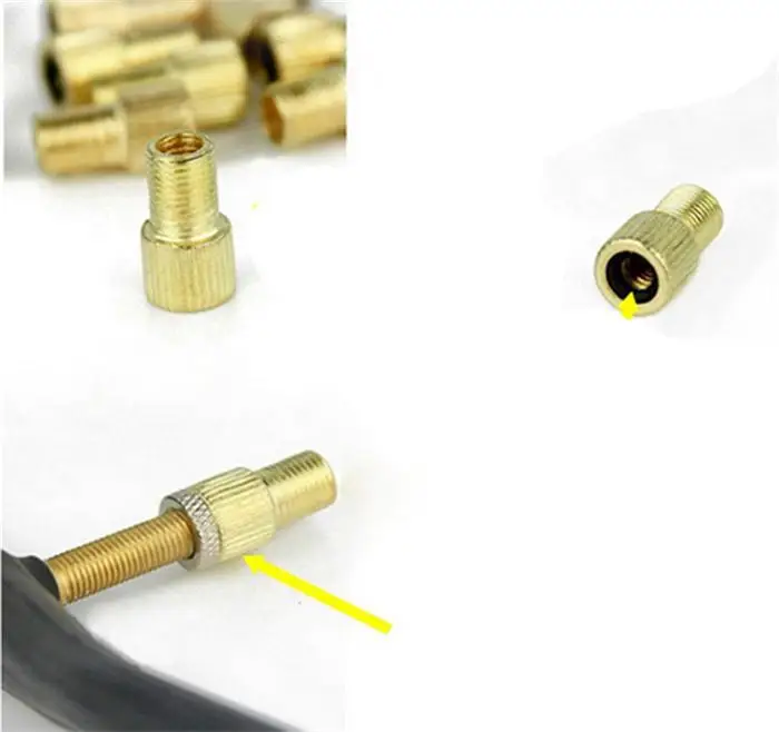 10 шт./лот Новый велосипедный насос Presta в Schrader Tube Pump адаптер газового клапана для