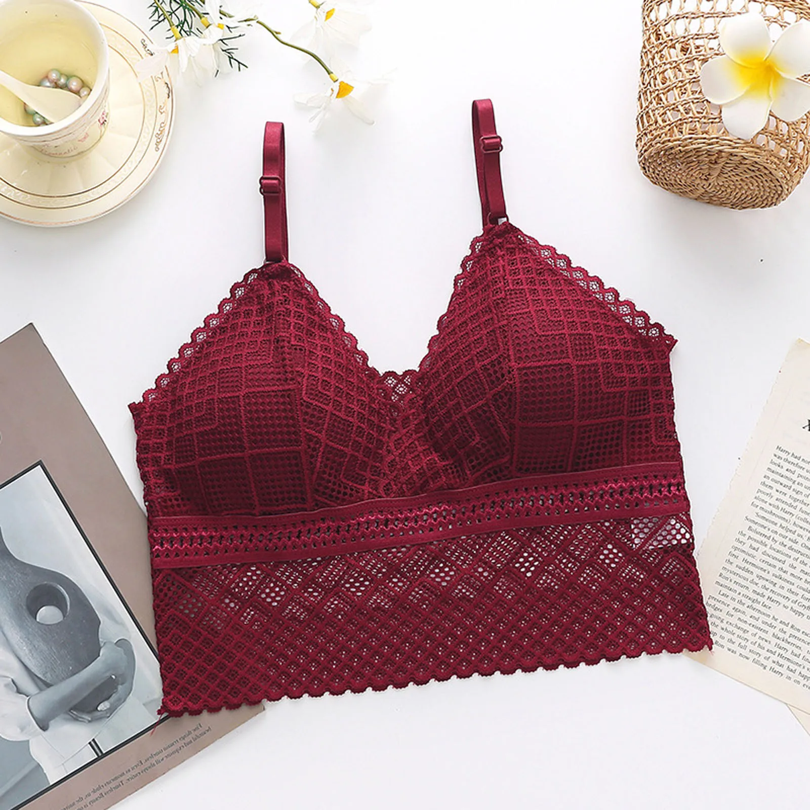 

Нижнее белье женское кружевное, базовый бюстгальтер с красивой грудью, пикантный Топ, нижнее белье