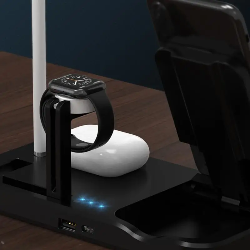 

Беспроводное зарядное устройство со светодиодной подсветкой, 10 Вт