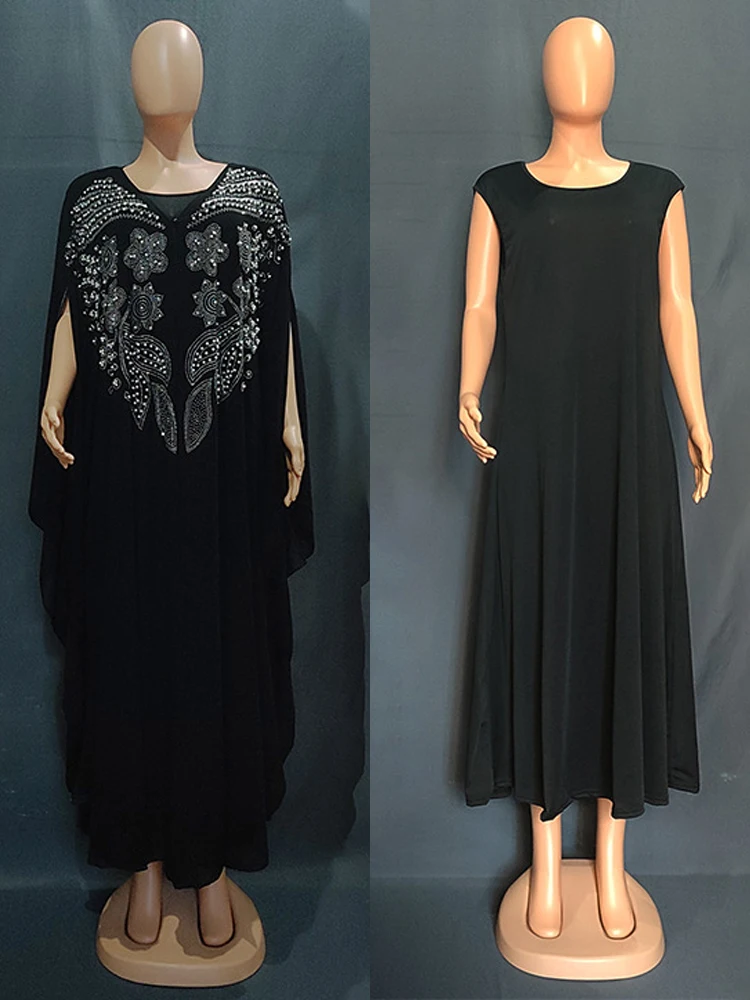 Abayas For Women Dubai Luxury 2022 Chiffon Boubou Muslim Fashion Dress Caftan Marocain Wedding Party Occasions Djellaba Femme