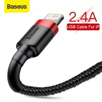 baseus usb cable for iphone se 11 pro max xs x cable 2 4a fast charging cable for iphone 7 8 plus charger cable usb data cord