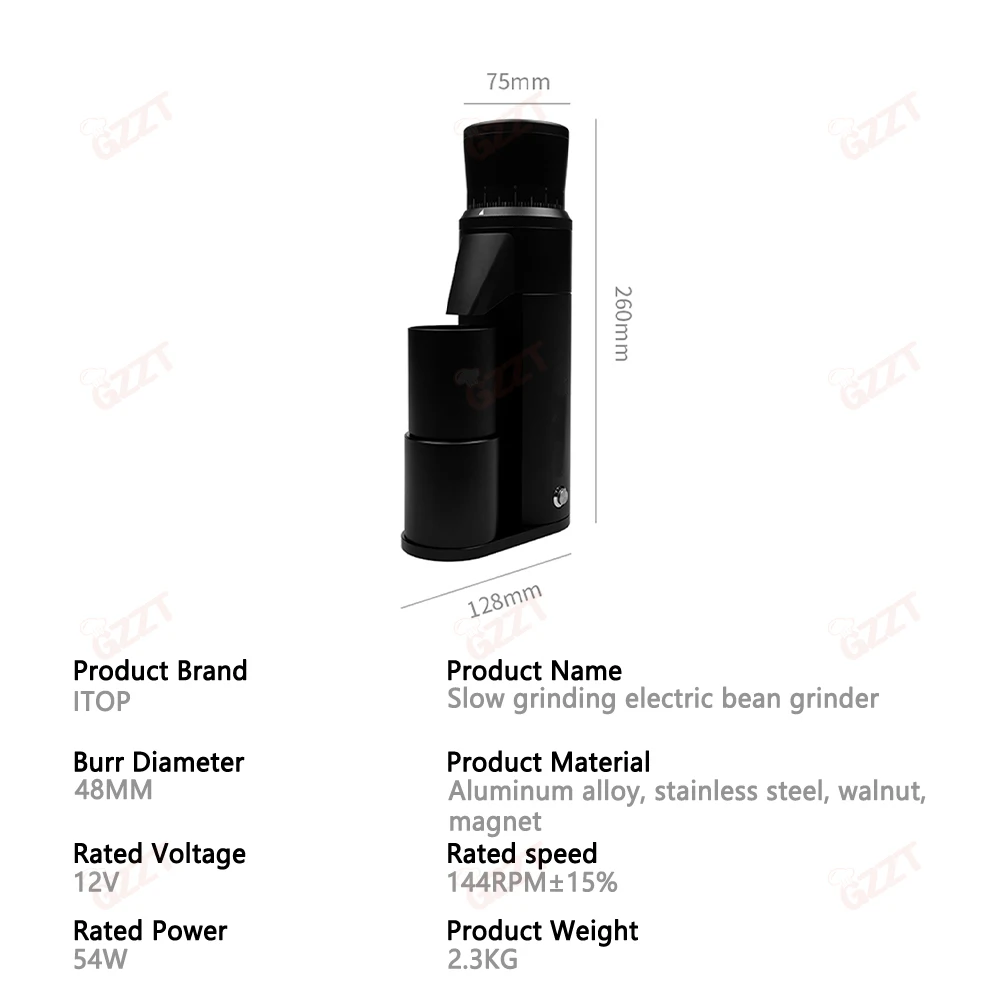 GZZT CG05 Медленношлифовальная электрическая мельница для зерен мотор-редуктор