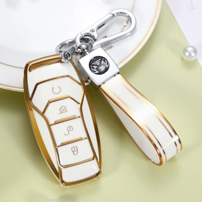 Чехол для автомобильного ключа из ТПУ BYD Tang чехол второго поколения аксессуары