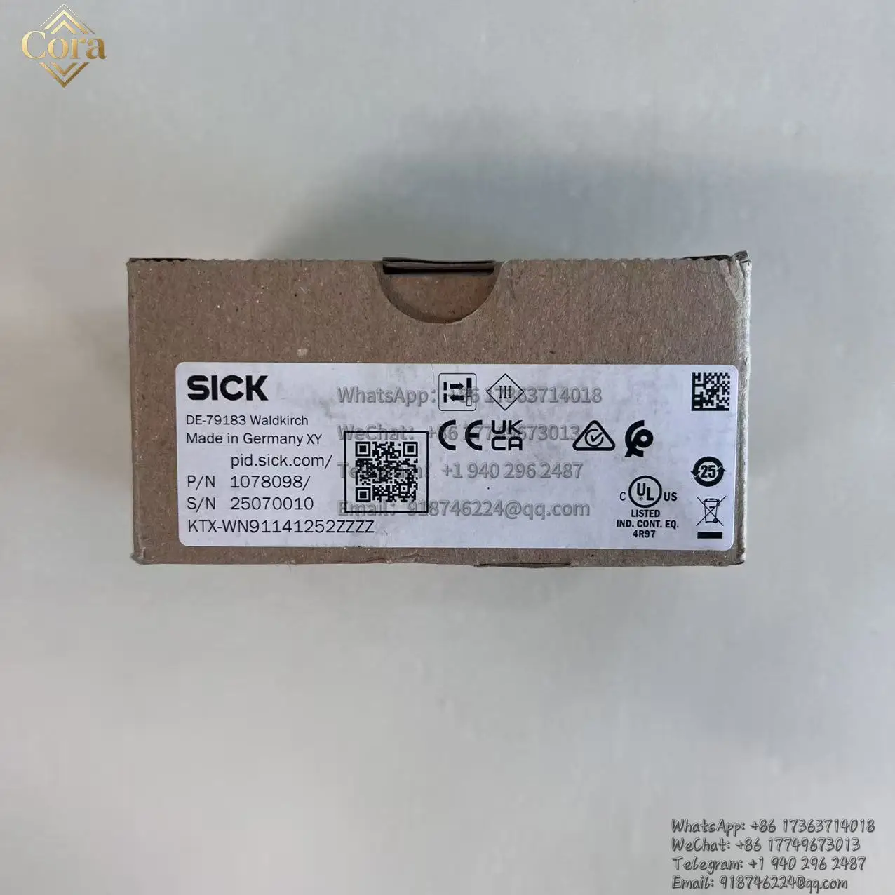 Фото Оригинальный товар бренда Sick, артикул KTX-WN91141252ZZZZ. 1078098 ДАТЧИКИ КОНТРАСТА новые в наличии №1