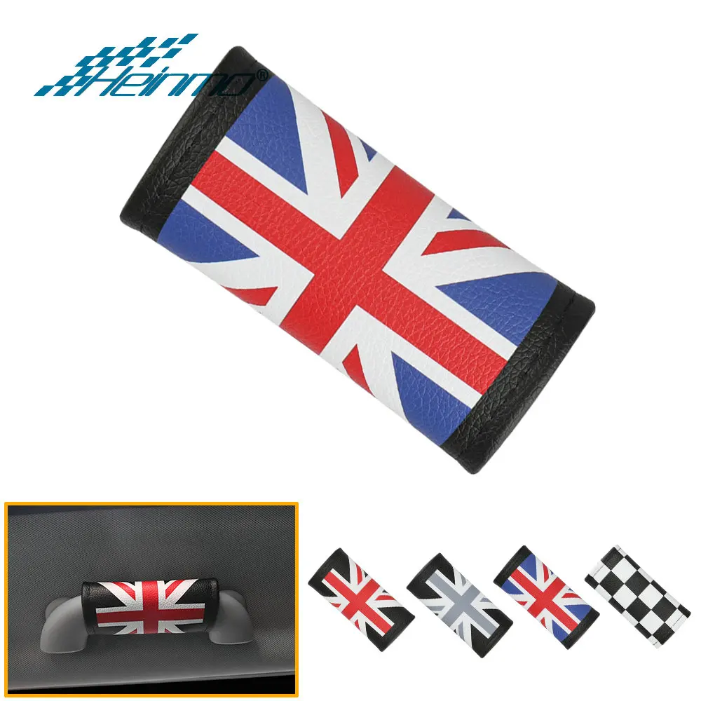 

PU Leather car roof handle to protect leather car accessories For mini cooper clubman countryman R55 R56 R60 F54 F55 F56 F60