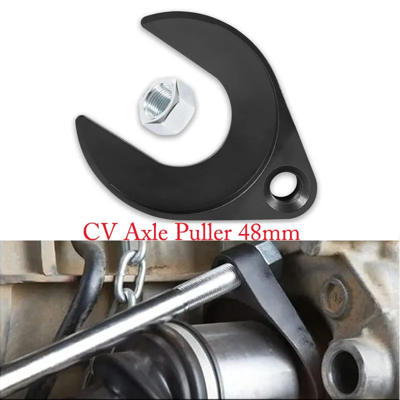 

48mm CV Axle Puller with Nut, Front Wheel Drive Axle Pulley Attachment,Removal Tool Fits Slide Hammers with 5/8-inch x18 Threads