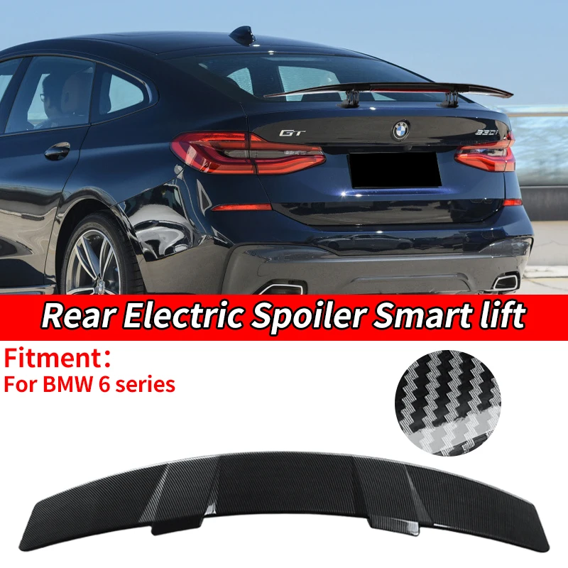 

Car Accessori Electric Rear Spoiler Wing Trunk Tail Remote Control Modification For BMW 6 Series F06 F12 640i 650i 2010-2017
