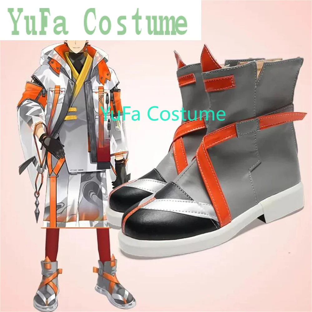 Kitami Yusei 3SKM Virtual YouTuber VTuber Обувь для косплея Сапоги Игра Аниме Хэллоуин Костюм YuFa
