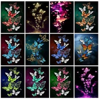 maxmpup diamond painting kit animal pictures of rhinestones round diamond embroidery cross stitch butterfly mosaic handmade gift