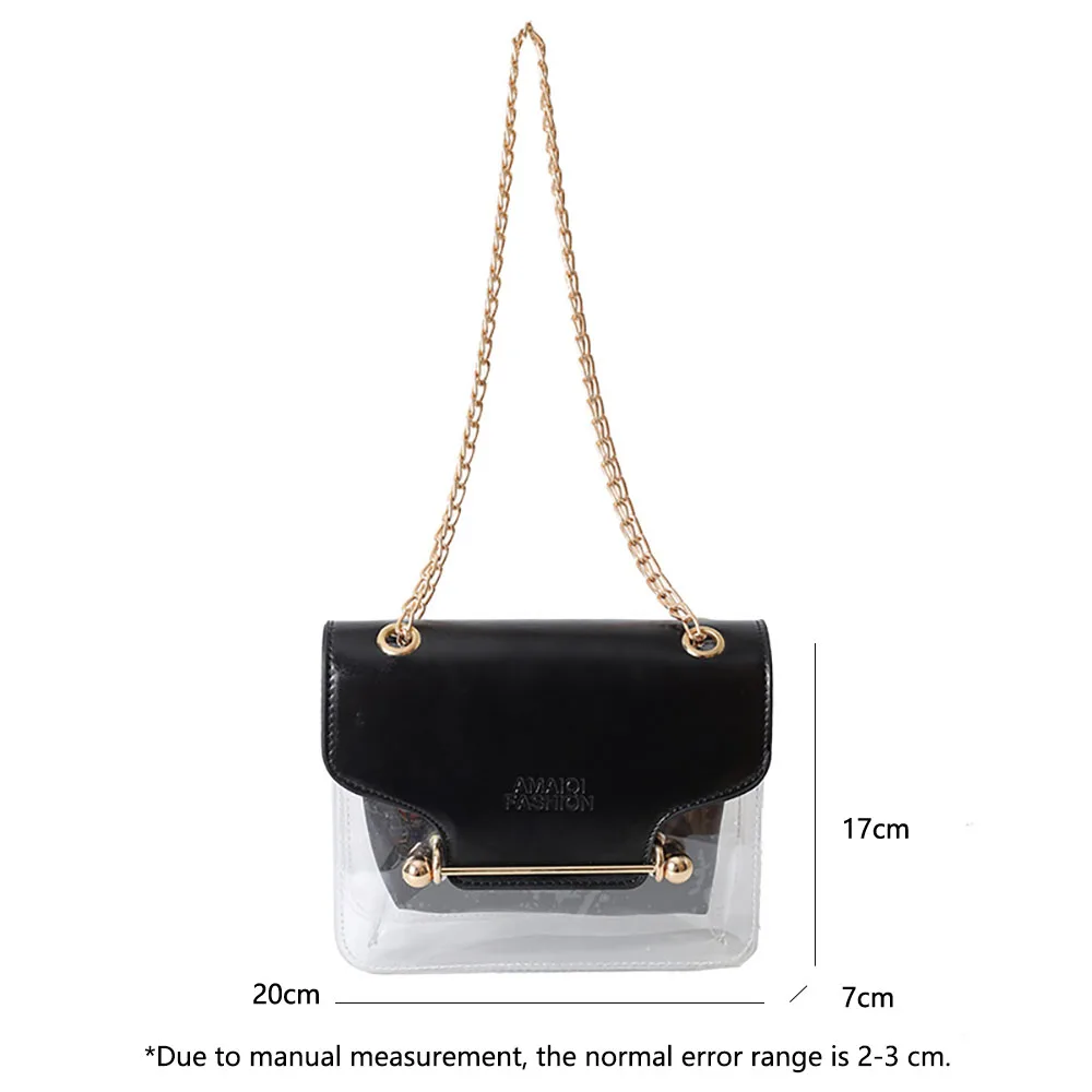 Роскошная дизайнерская женская сумка через плечо миниатюрный модный прозрачный