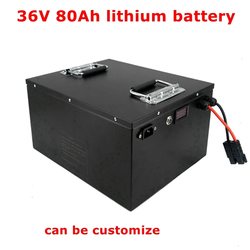

Водонепроницаемая литий-ионная батарея BLN 36 в 80 А · ч, 80 А · ч, BMS на 3500 Вт, трехколесный электрический мотоцикл, осветительная система для скутера EV RV + 10 А