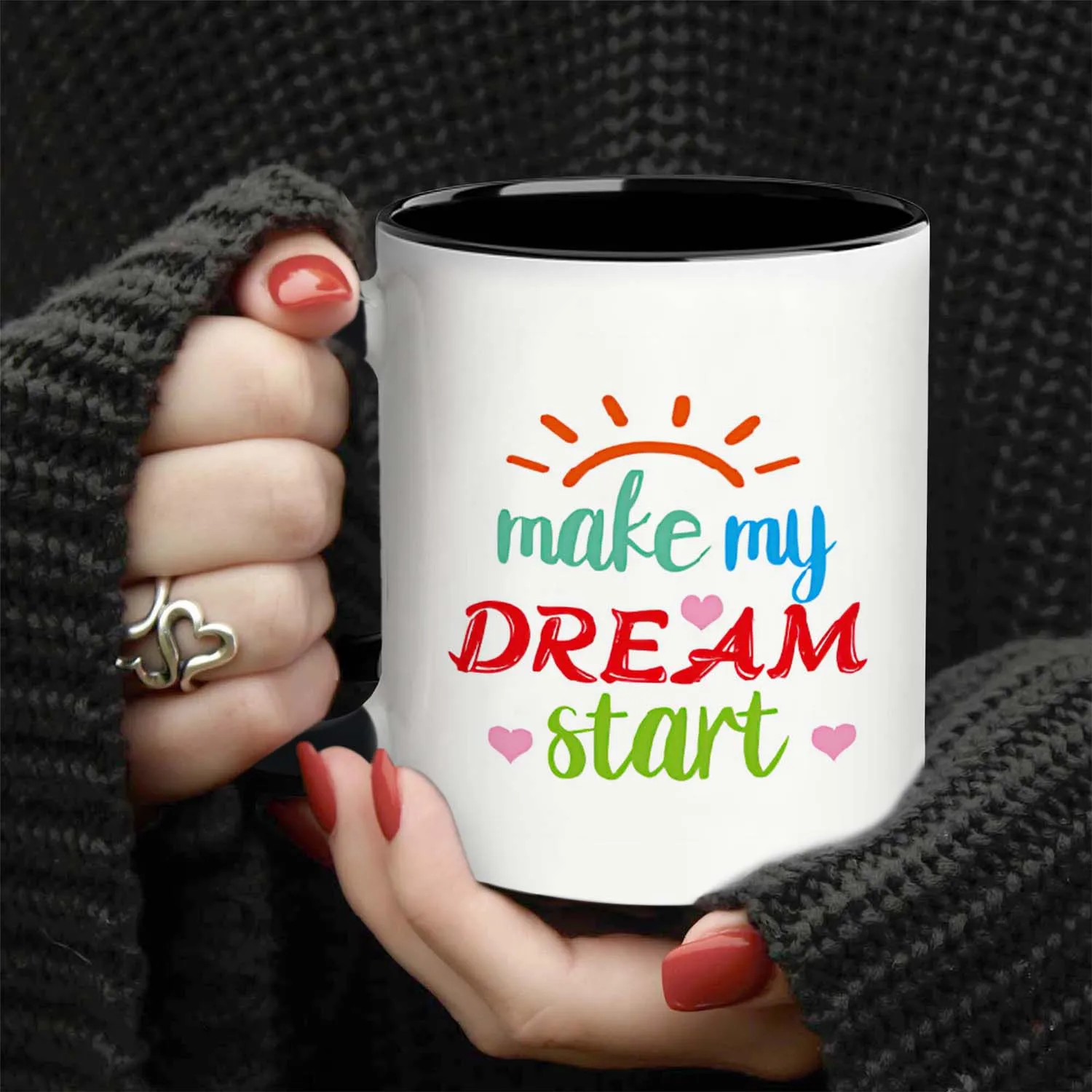 Керамическая Кружка На 11 Унций Сделай Мою Мечту Запуска Кофейная Чашка Для