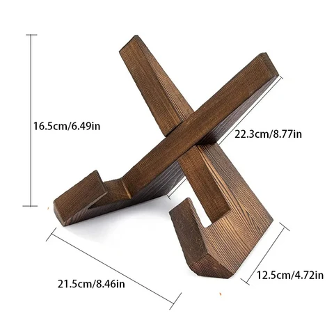 Деревянный держатель для виниловых пластинок RPXBGUCKARHG