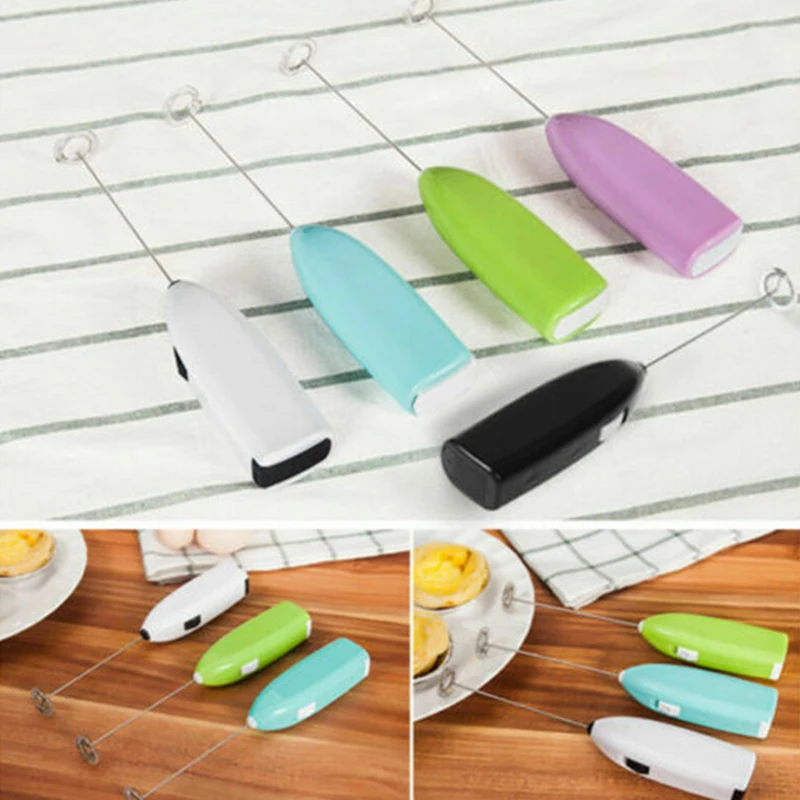 

Handheld Electric Milk Frother Cappuccino Coffee Maker Egg Beater Hot Chocolate Drink Mixer Stirrer Latte Coffee Foamer