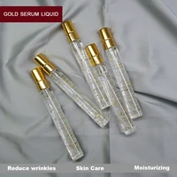 10ml gold face serum for collagen thread lifting tighten improve loose wrinkle silk protein special serum gold protein liquid