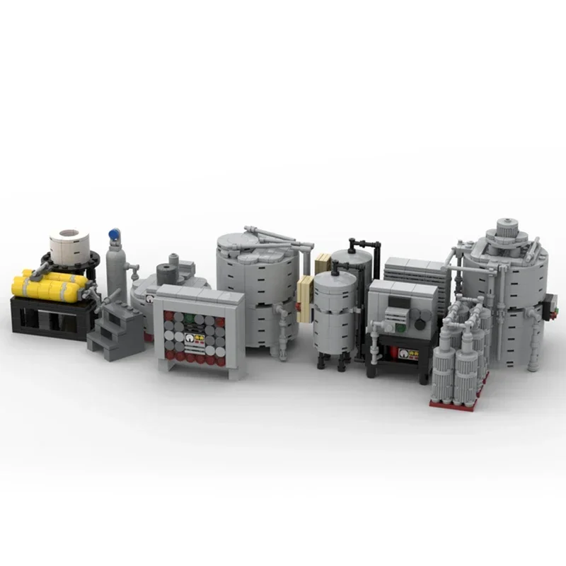 Популярная серия фильмов модель Moc строительные блоки наука суперлаборатория