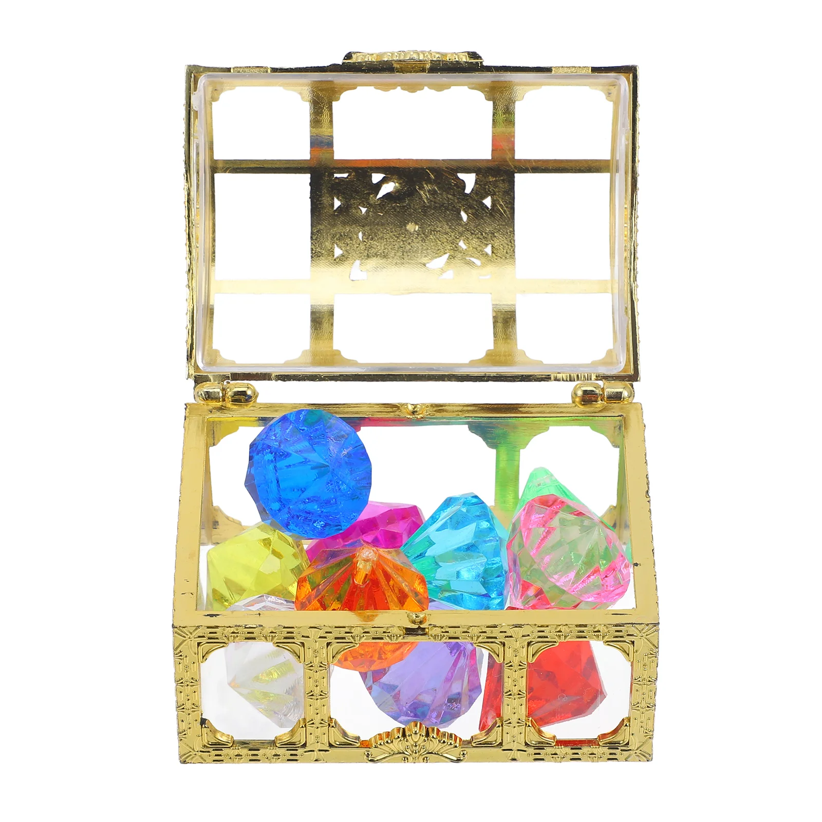 Реквизит для игрушек с драгоценными камнями фото пиратский сундук сокровищами