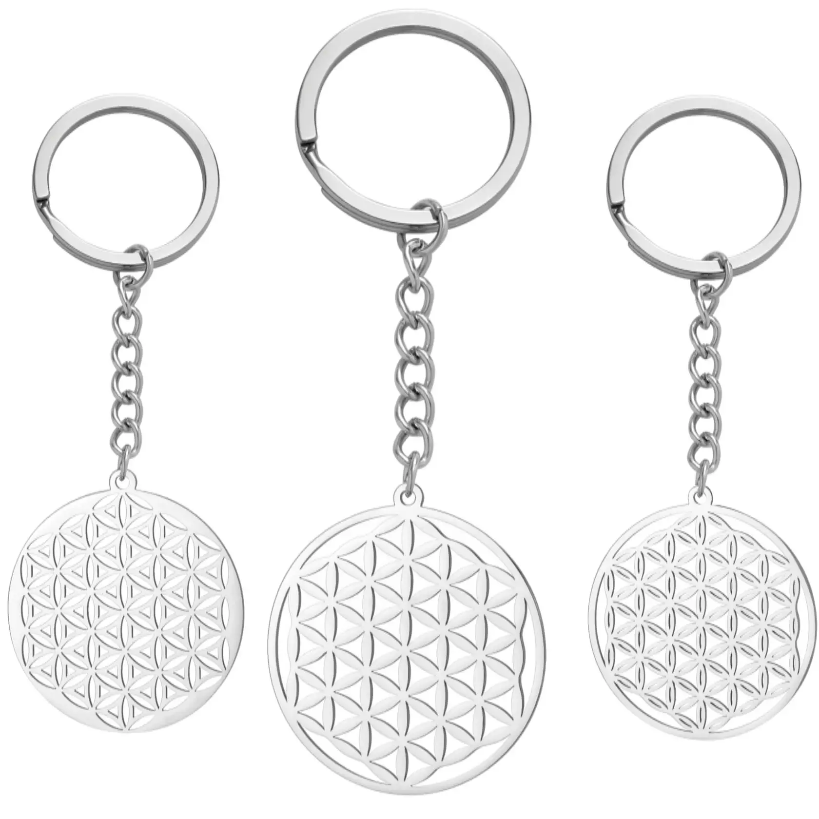 LIKGREAT брелок с подвеской в виде цветка жизни буддийский сакральной геометрией