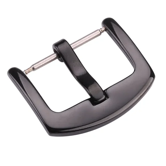 Watch Band Buckle 16 18 20 22 24mm Men Watchband Strap Silver Black Gold Stainless Steel Clasp Accessories