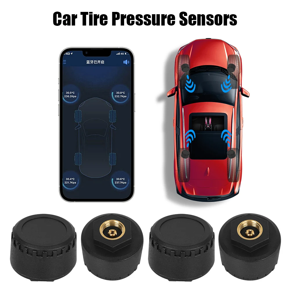

Система контроля давления в шинах, Bluetooth 5,0, Android/IOS