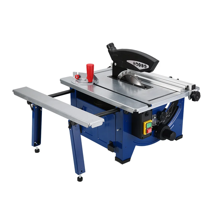 Table Saw 210mm 8 Inch Wood Cutting Saw Dust Free With Extension Table Portable Woodworking Machine For Jobsite