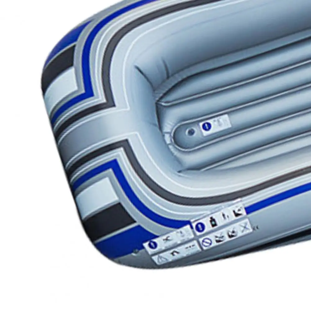 Надувной каяк каноэ складная лодка с двумя лопастями водные игрушки синий 1