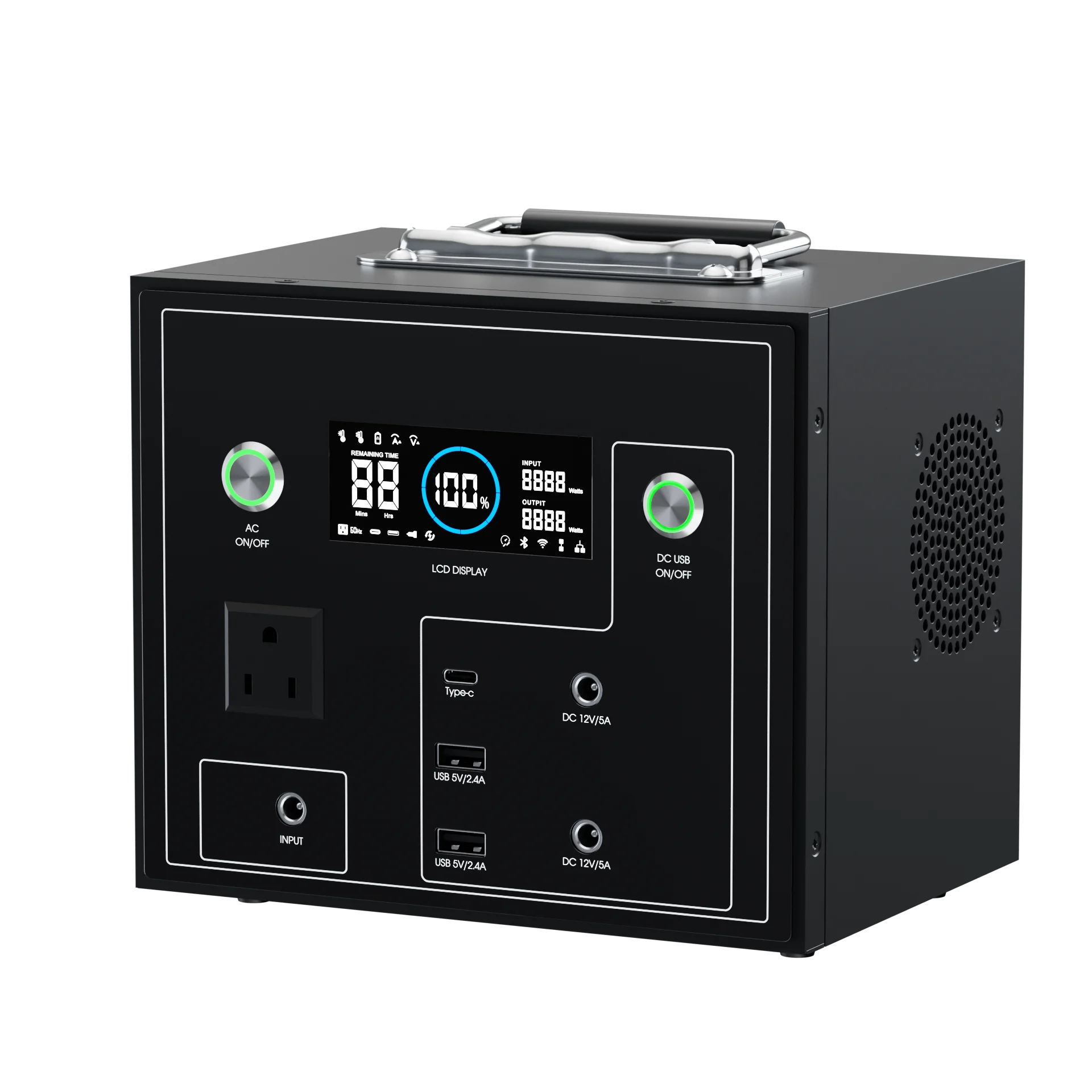 

300W 14.8V/18.2Ah (269.36Wh) Portable Portable Power Station Home energy Storage Backup emergency power supply camping
