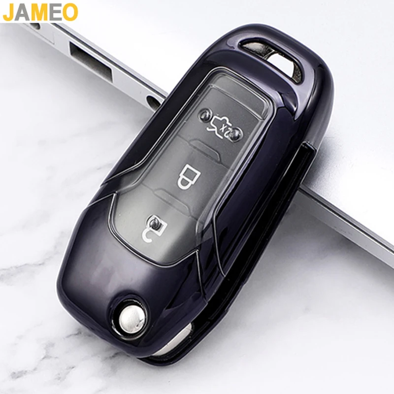 Мягкий ТПУ чехол для автомобильного ключа с дистанционным управлением для Ford Figo 2017 Mondeo 5 Ecosport Fiesta Mk8 Everest чехол Kuga Escort F150