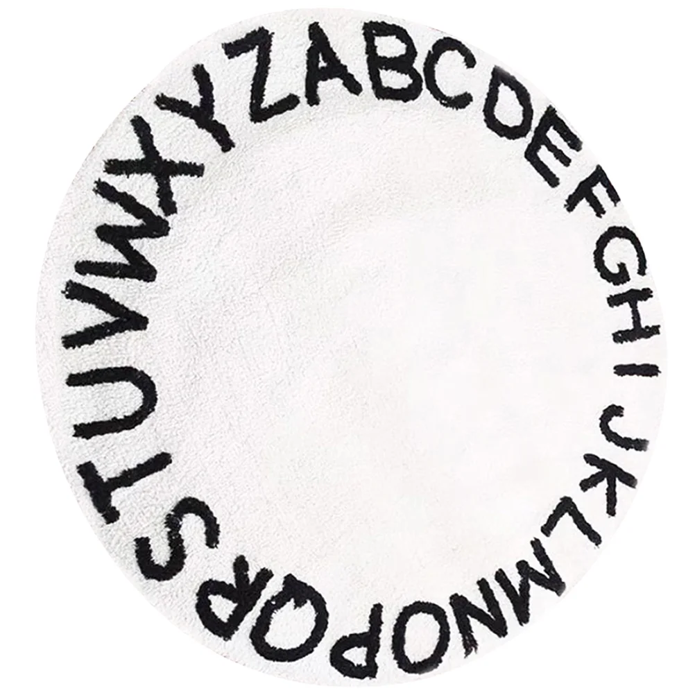 

Round Rug Carpet Area Rug Supple Floor Cushio Decorative Hotel Floor Mat Round Floor Mat Floor Rug Area Rug