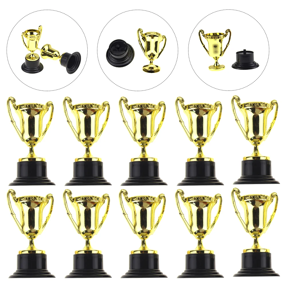 20 Pcs Tiny Trophy Wife Trophies Kids Soccer Small Plastic Cups Football Toys Childrens Award