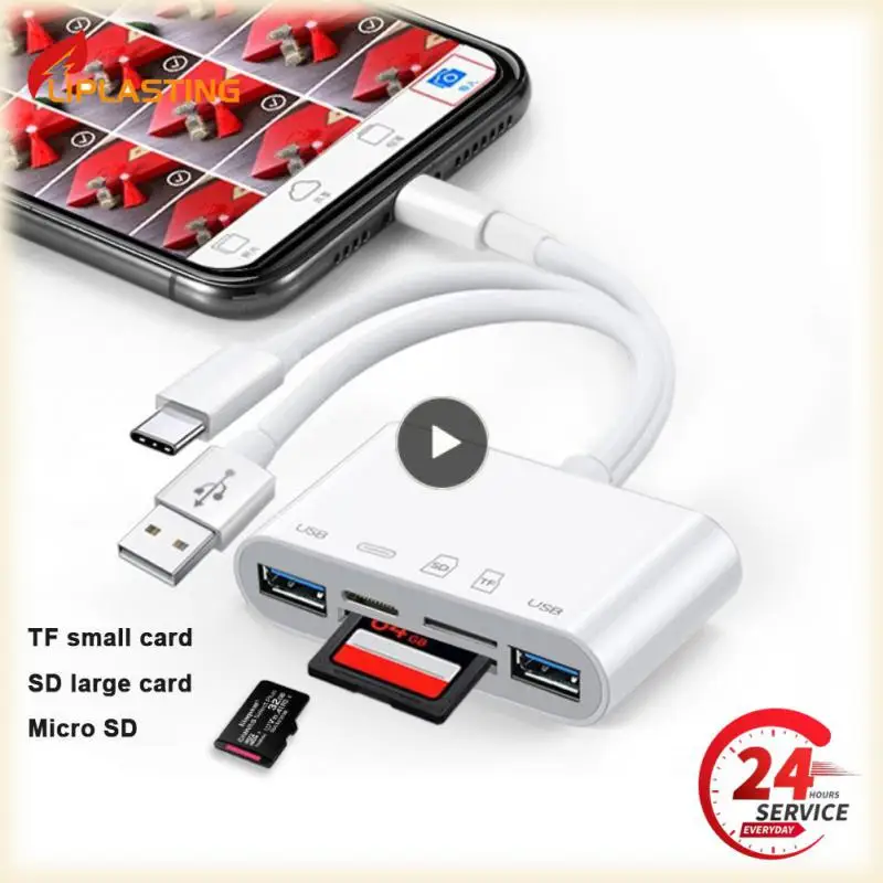 

With Sd / Tf Card Reader Cell Phone Converter Universal Type-c Docking Station Multi-function Usb Multiport Hub Data Converter